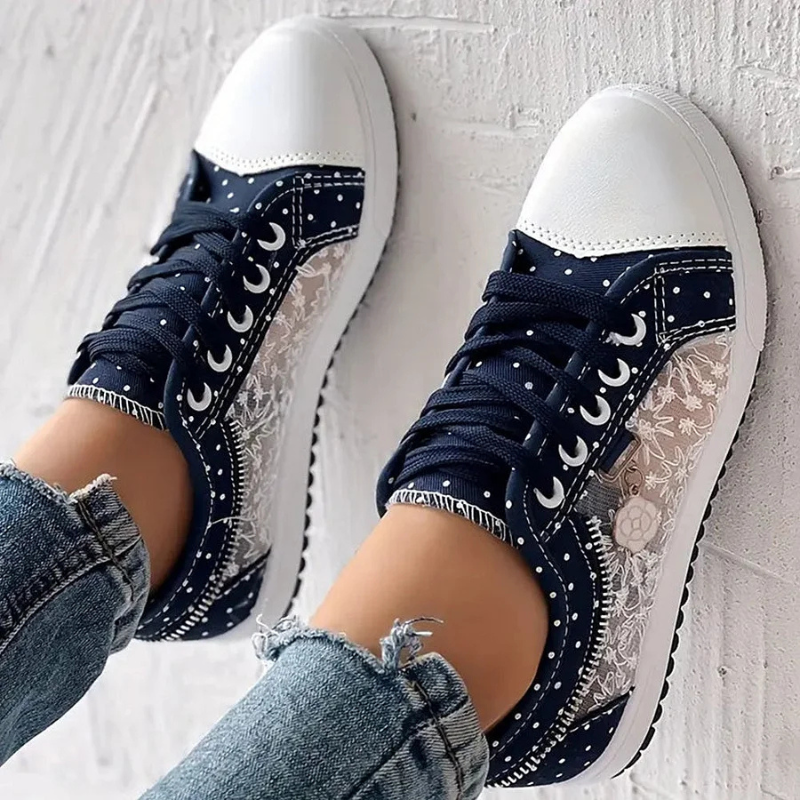 CARO | Elegant Women’s Sneakers with Floral Details