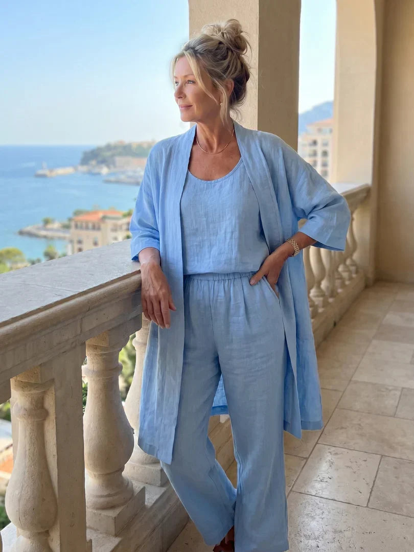 Linnea | Lightweight Linen Set
