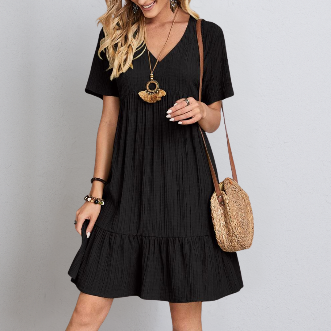 Annemarie™ - Elegant Dress with Belly Coverage