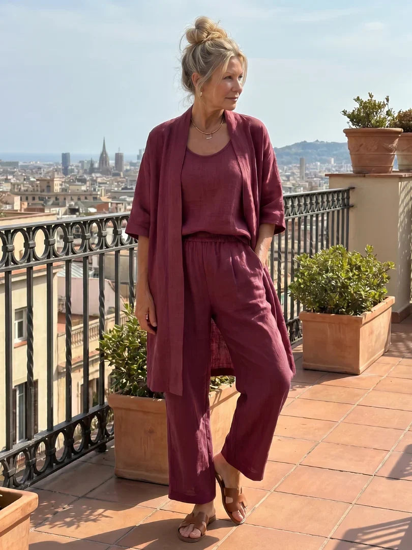Linnea | Lightweight Linen Set