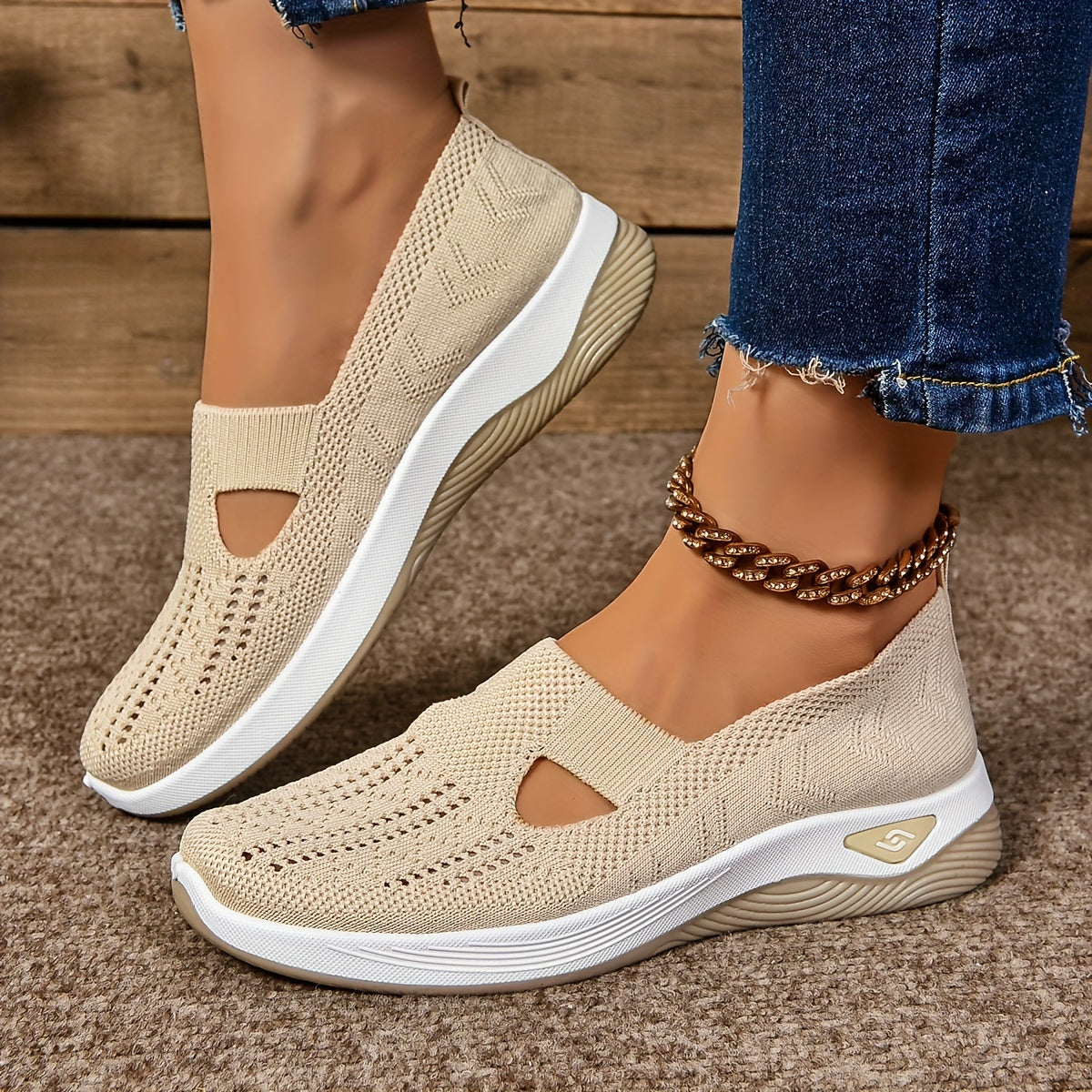 Flex Step Non-Slip Shoes with Free Insoles