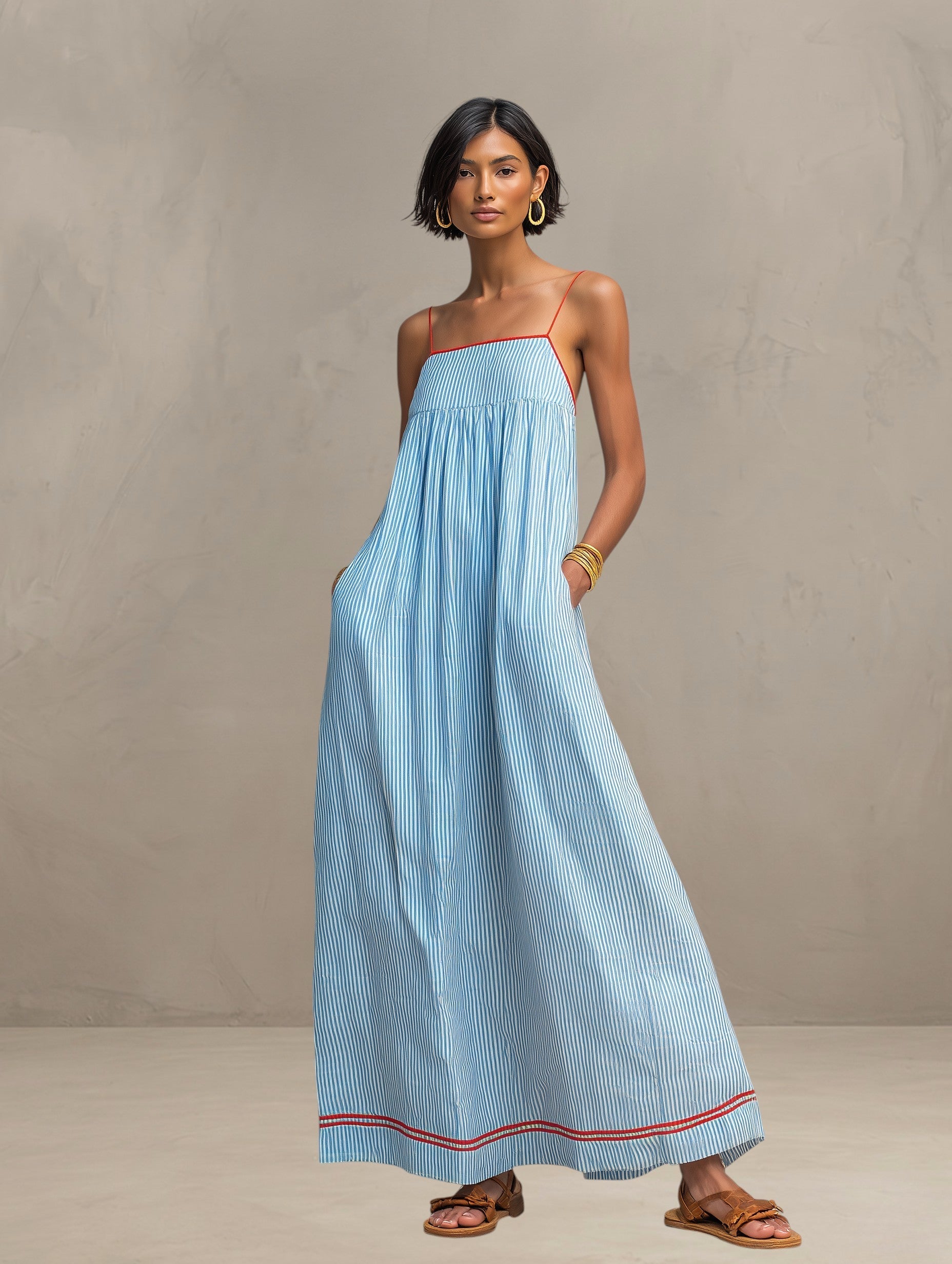 Evelyn | Flowing Summer Maxi Dress