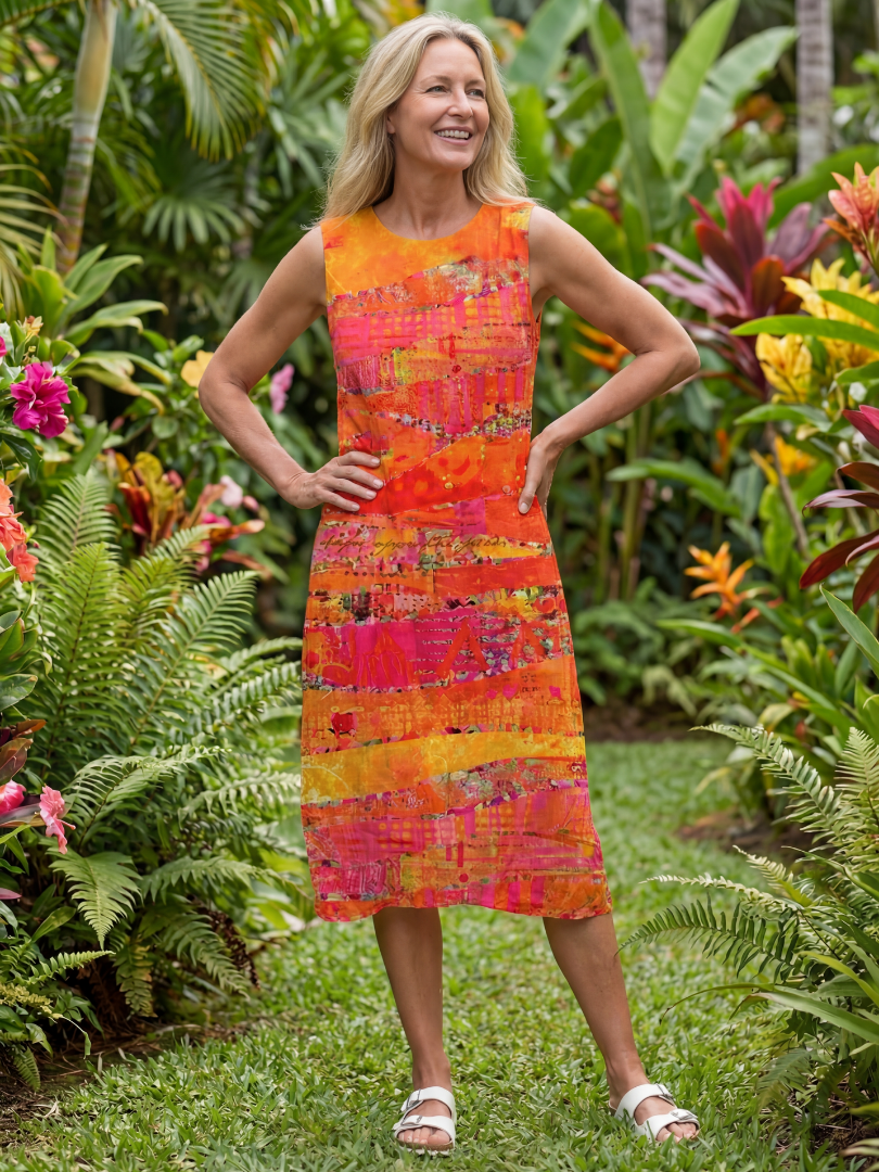 Colette | Painted Path Midi Dress