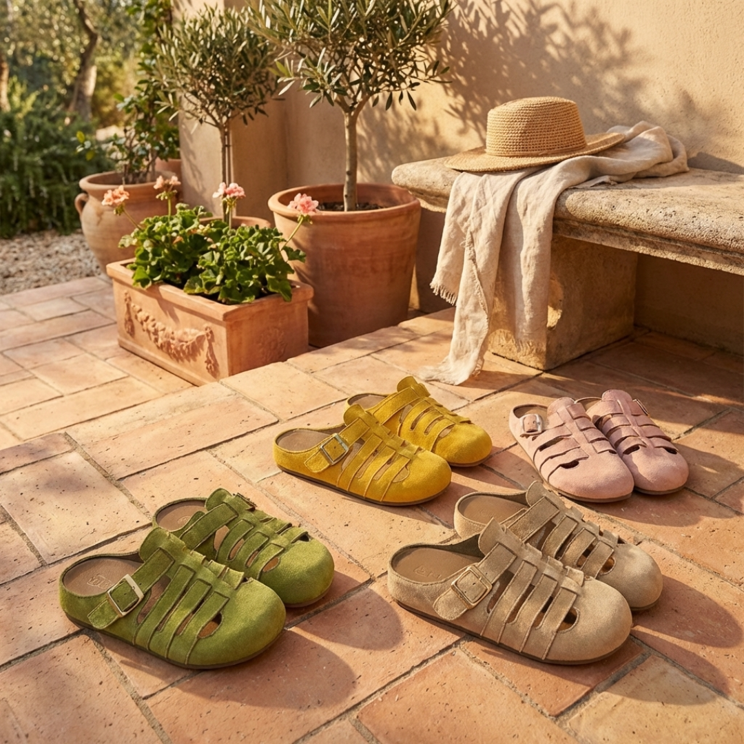 Nathalie | Comfort Slip-On Mule Sandals