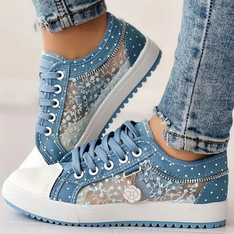 CARO | Elegant Women’s Sneakers with Floral Details