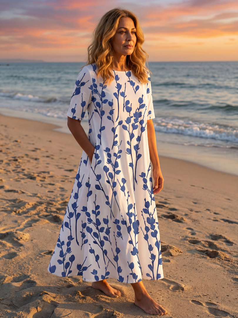 Neila | Floral Midi Dress