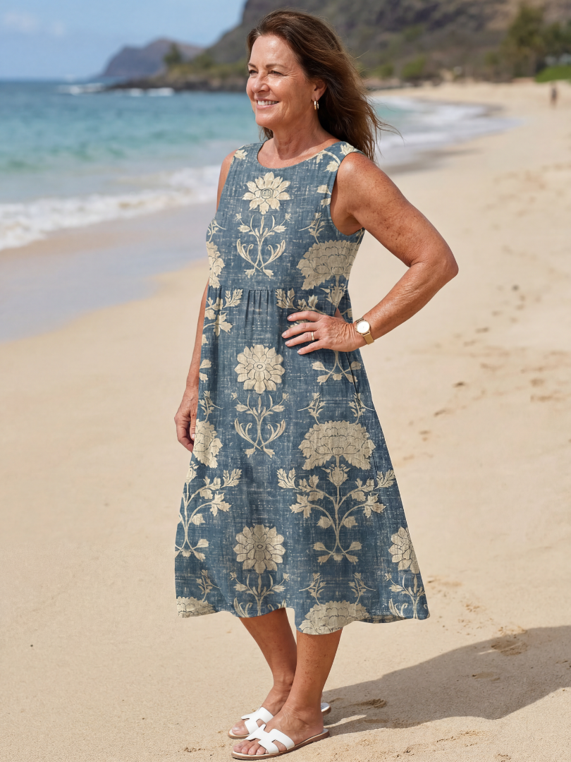 Bryleigh | Shoreline Floral Midi Dress