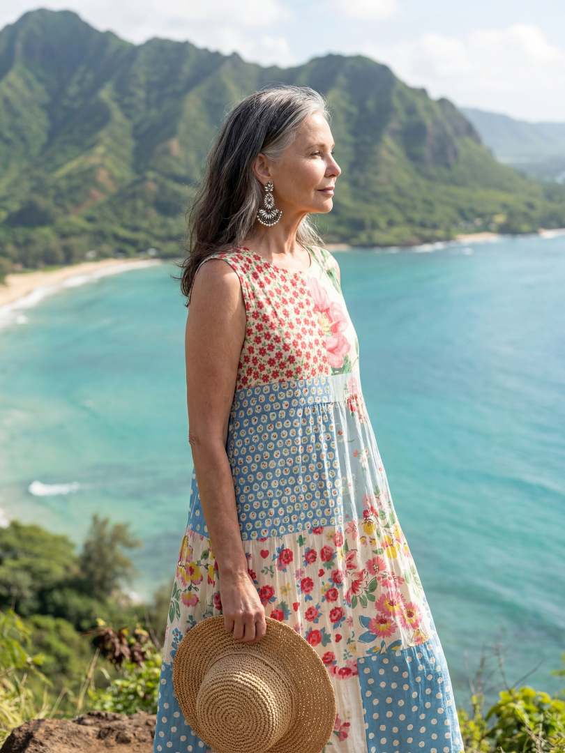 Tula | Coastal Floral Midi Dress