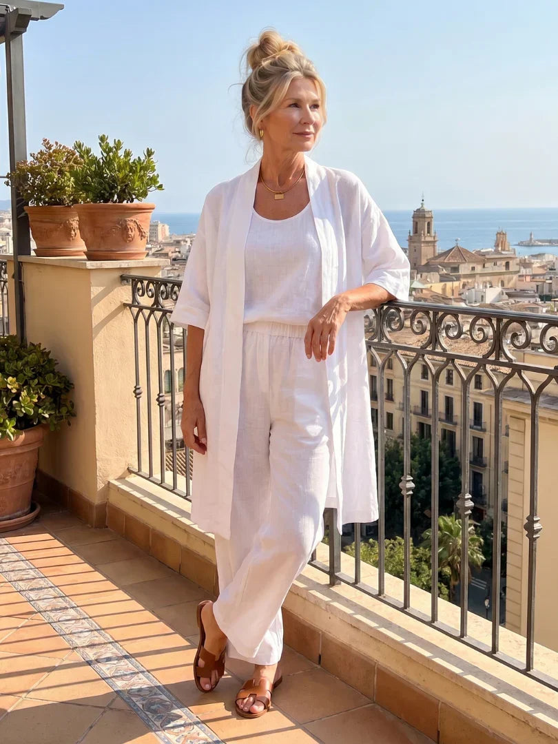 Linnea | Lightweight Linen Set