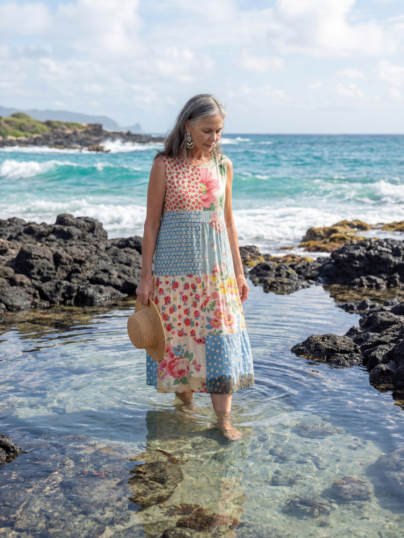 Tula | Coastal Floral Midi Dress