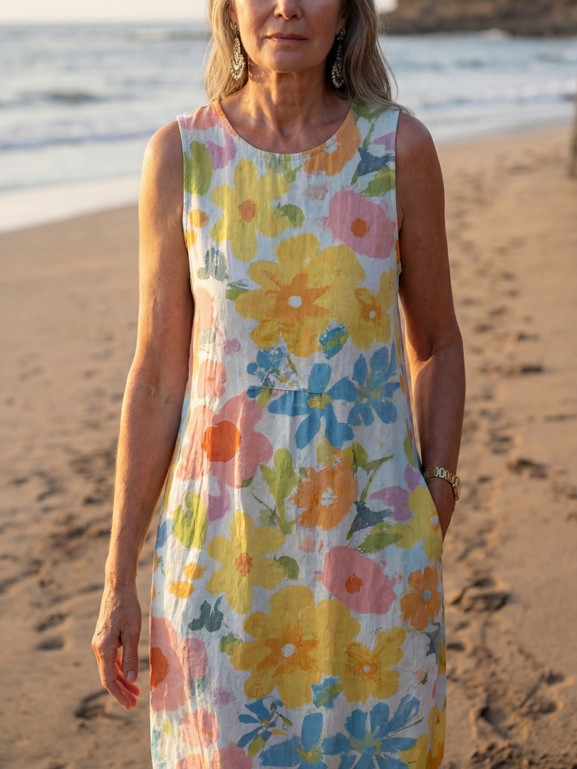 Dayton | Coastal Texture Midi Dress
