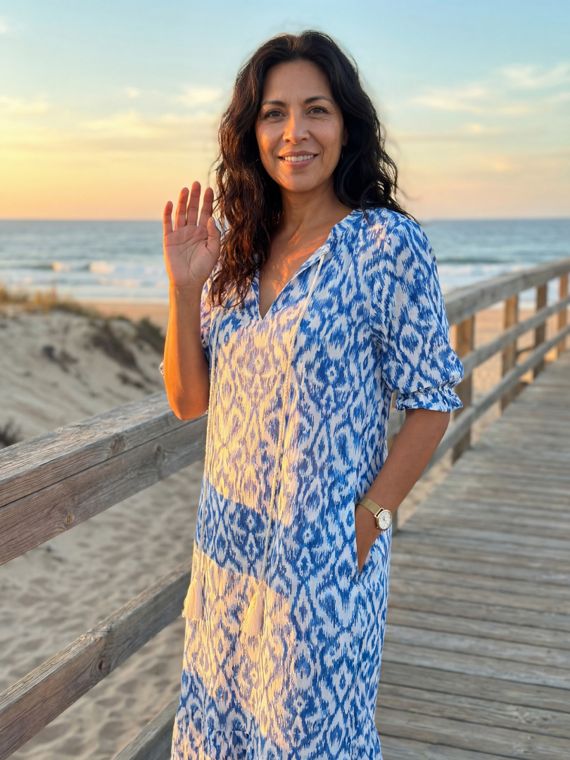 Macy | Coastal Midi Dress