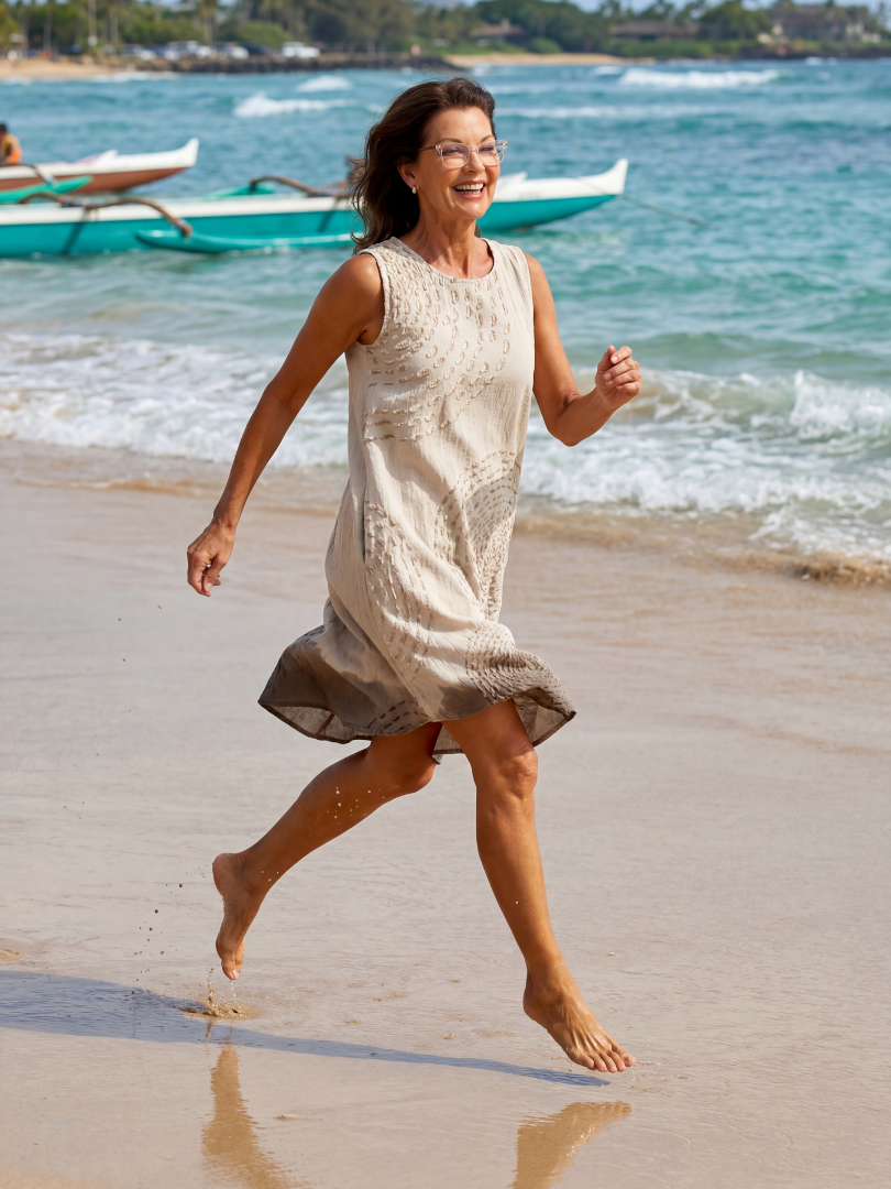 Milena | Texture Midi Dress
