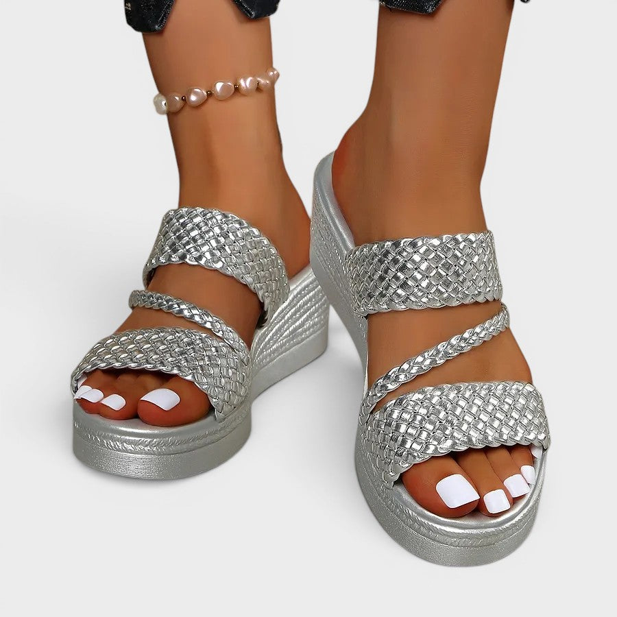 Simone™ | Elegant Comfort Platform Sandals