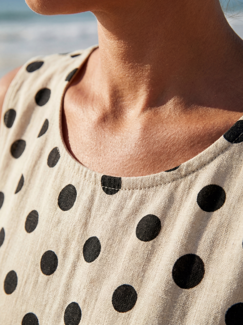 Clementine | Garden Dot Midi Dress