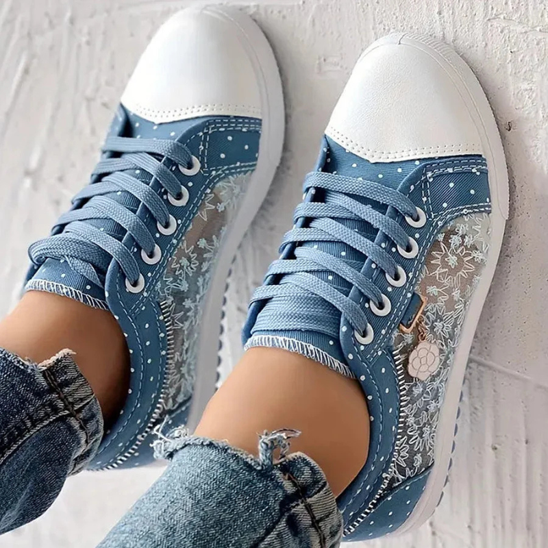 CARO | Elegant Women’s Sneakers with Floral Details