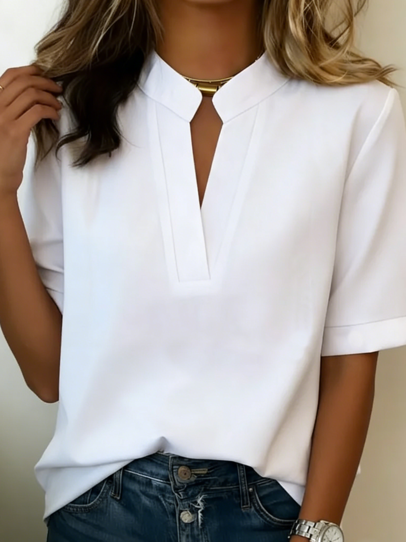 Lunvessa | Relaxed-fit Short-sleeved Shirt
