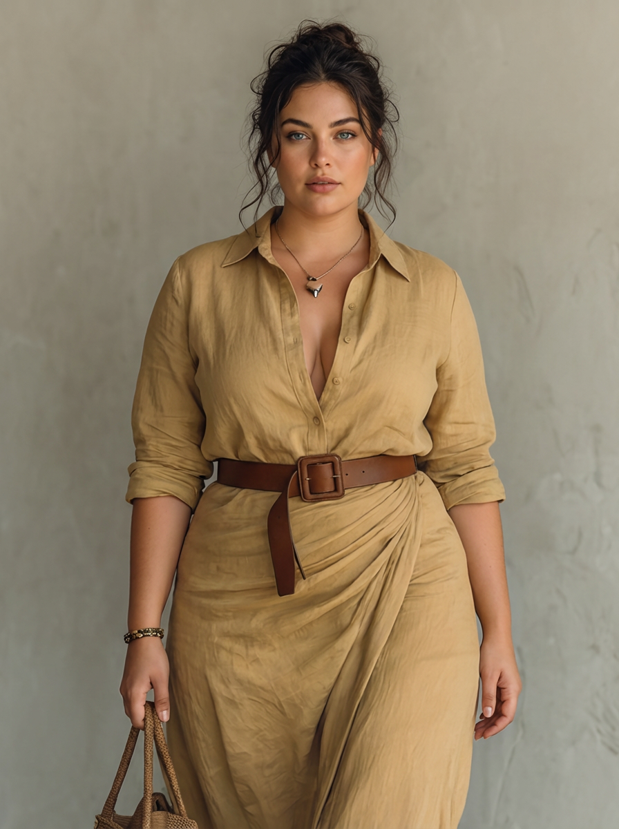 Florence™ | Timeless Belted Maxi Dress