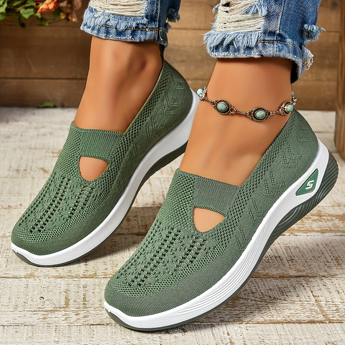 Flex Step Non-Slip Shoes with Free Insoles