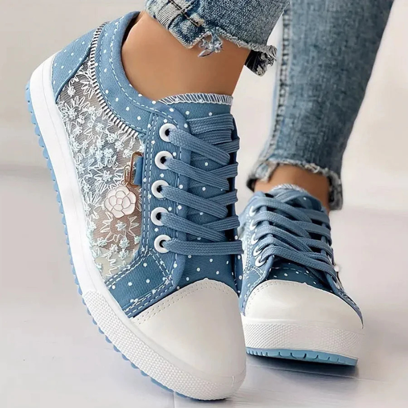 CARO | Elegant Women’s Sneakers with Floral Details