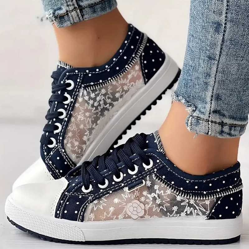 CARO | Elegant Women’s Sneakers with Floral Details