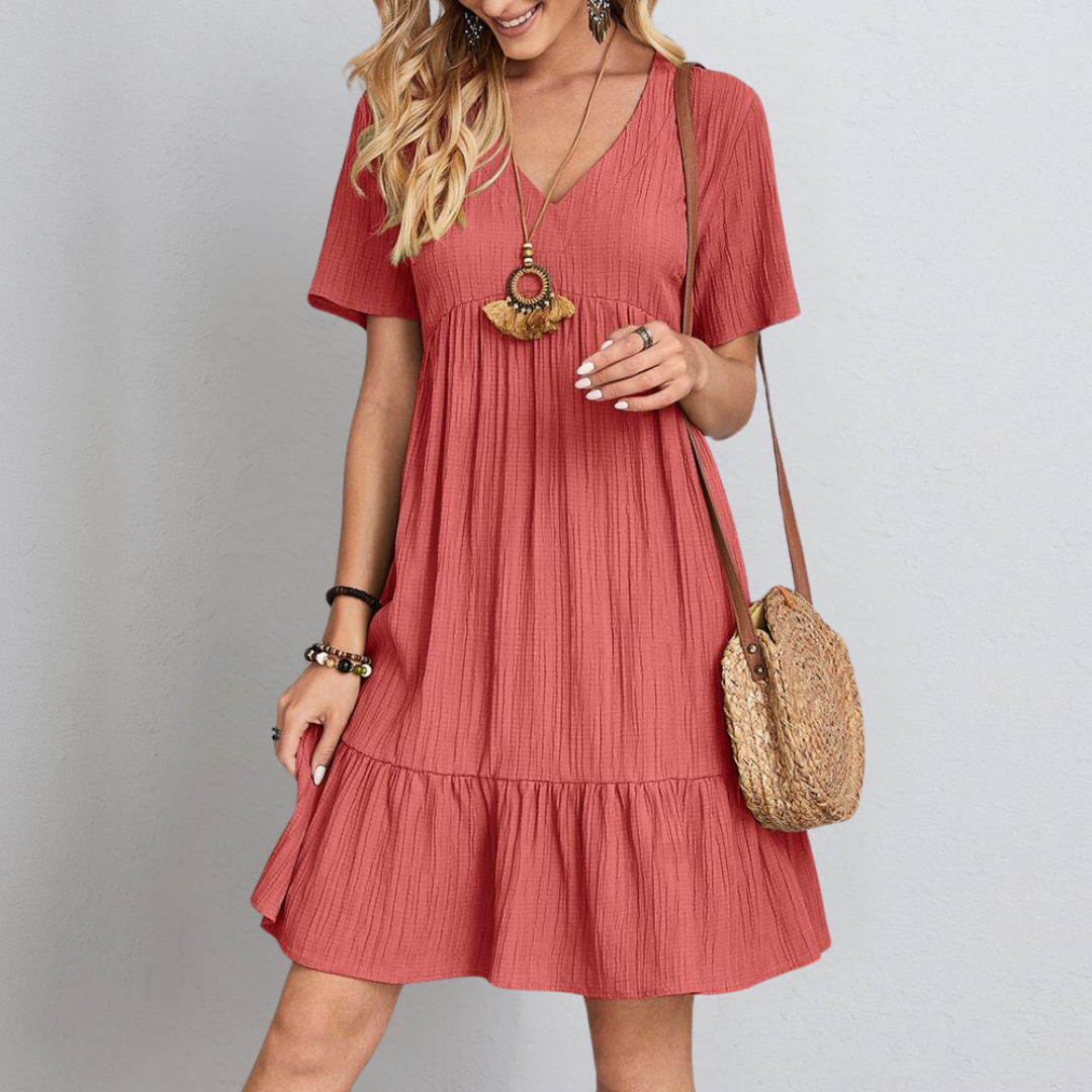 Annemarie™ - Elegant Dress with Belly Coverage