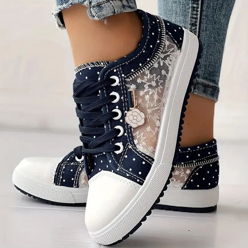 CARO | Elegant Women’s Sneakers with Floral Details
