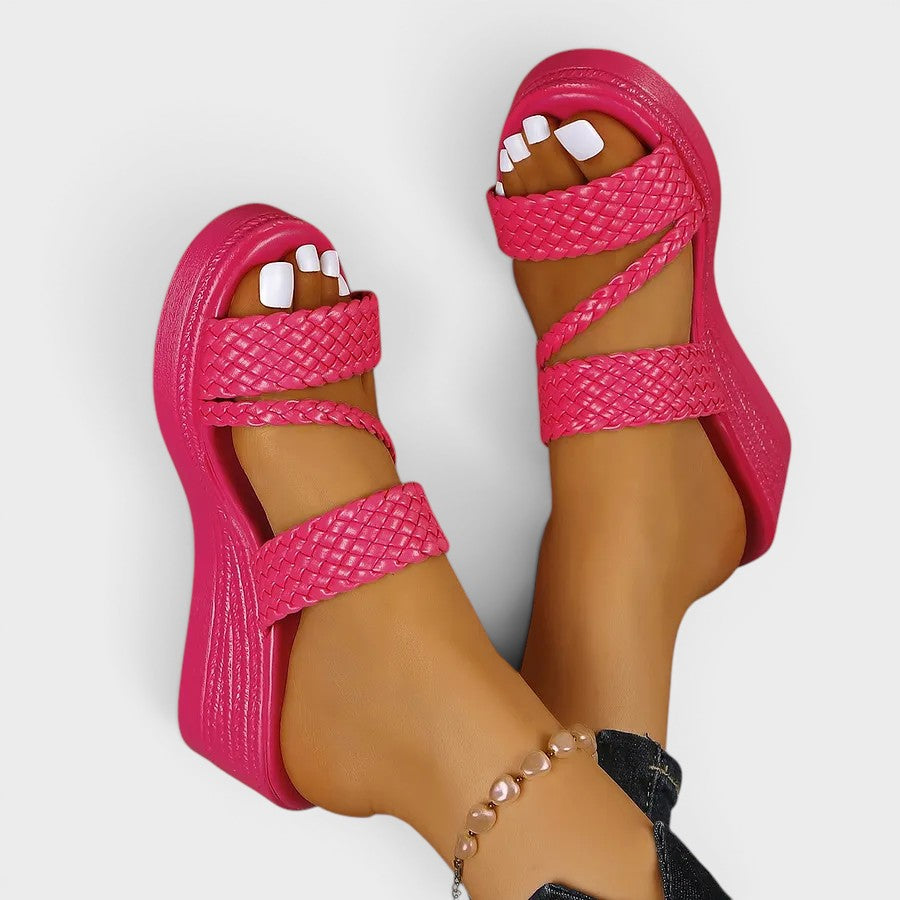 Simone™ | Elegant Comfort Platform Sandals