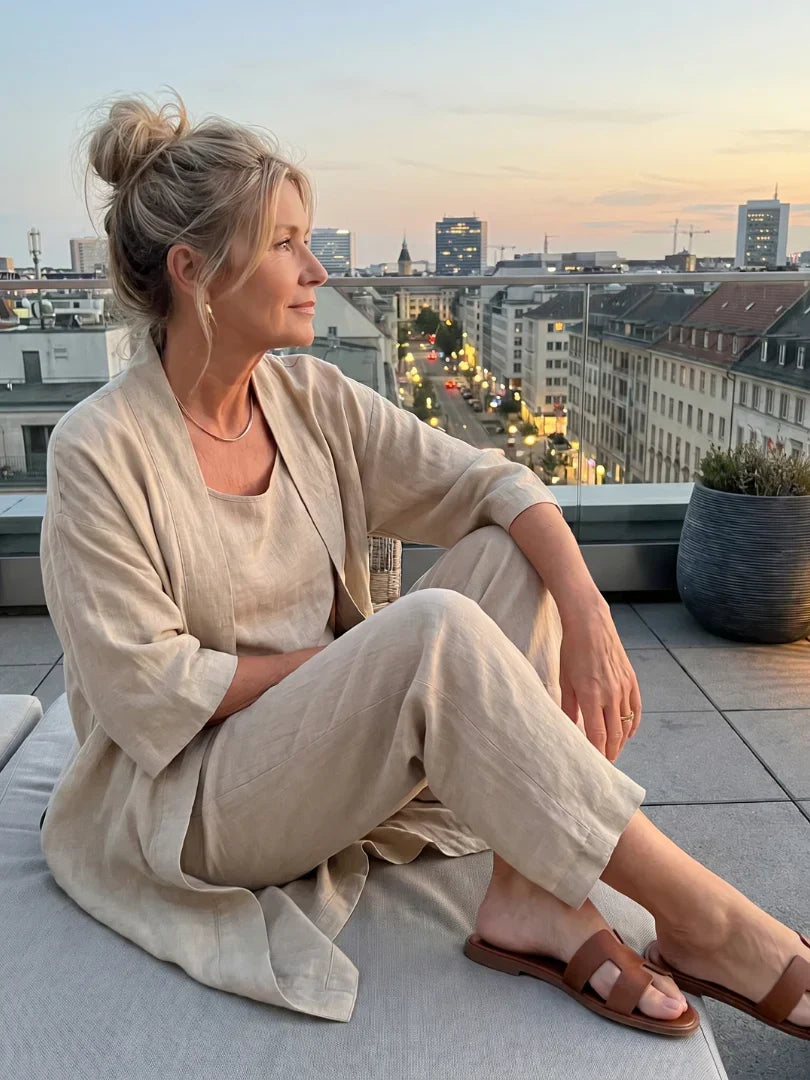 Linnea | Lightweight Linen Set