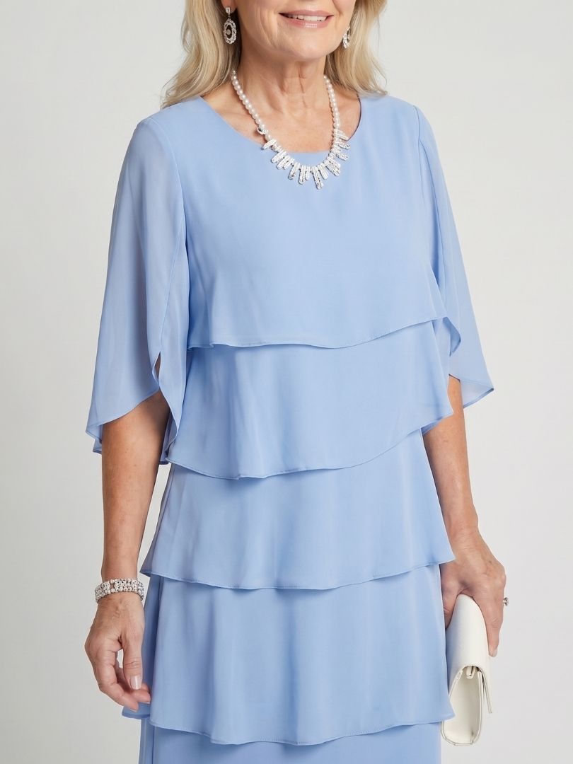Emma | Layered Tier Midi Dress