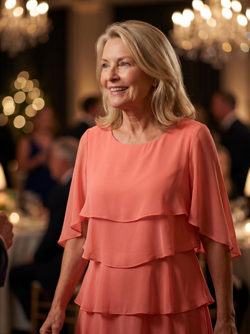 Emma | Layered Tier Midi Dress