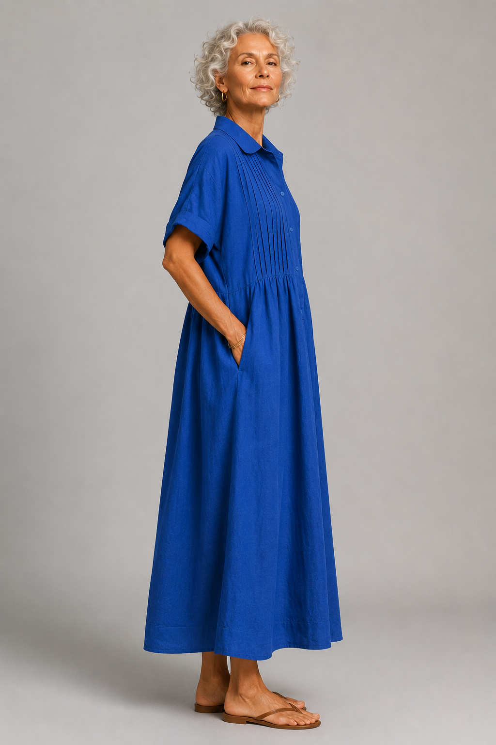 Azure Breeze Summer Dress