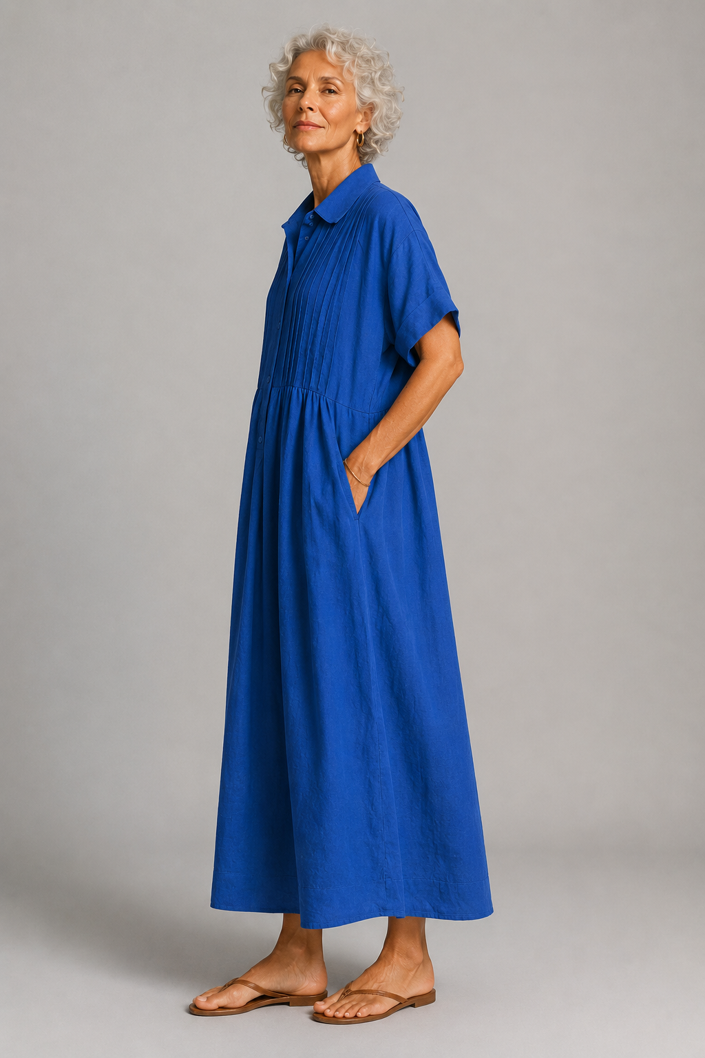 Azure Breeze Summer Dress