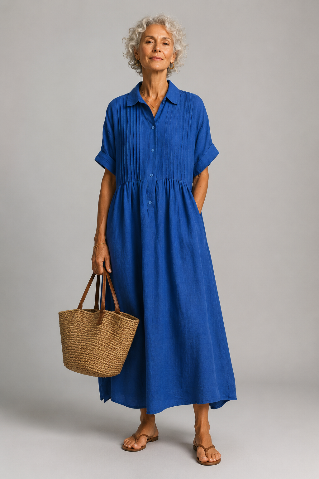 Azure Breeze Summer Dress