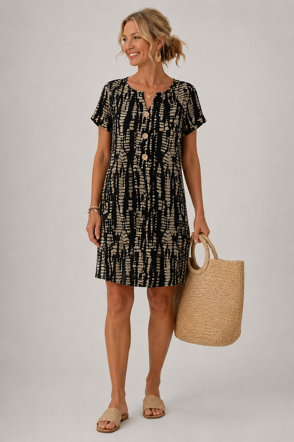 Santorini Elegance Dress