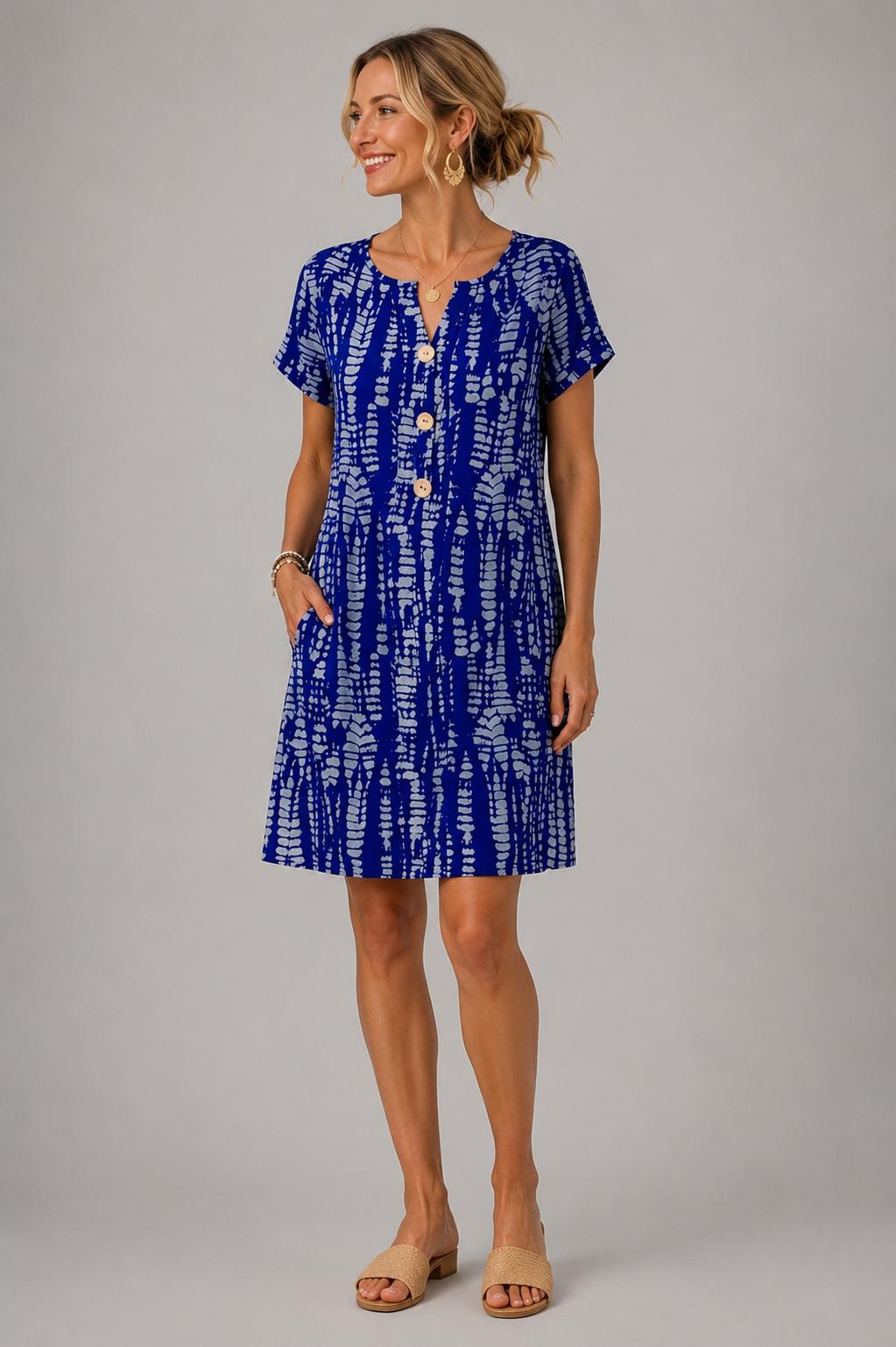 Santorini Elegance Dress
