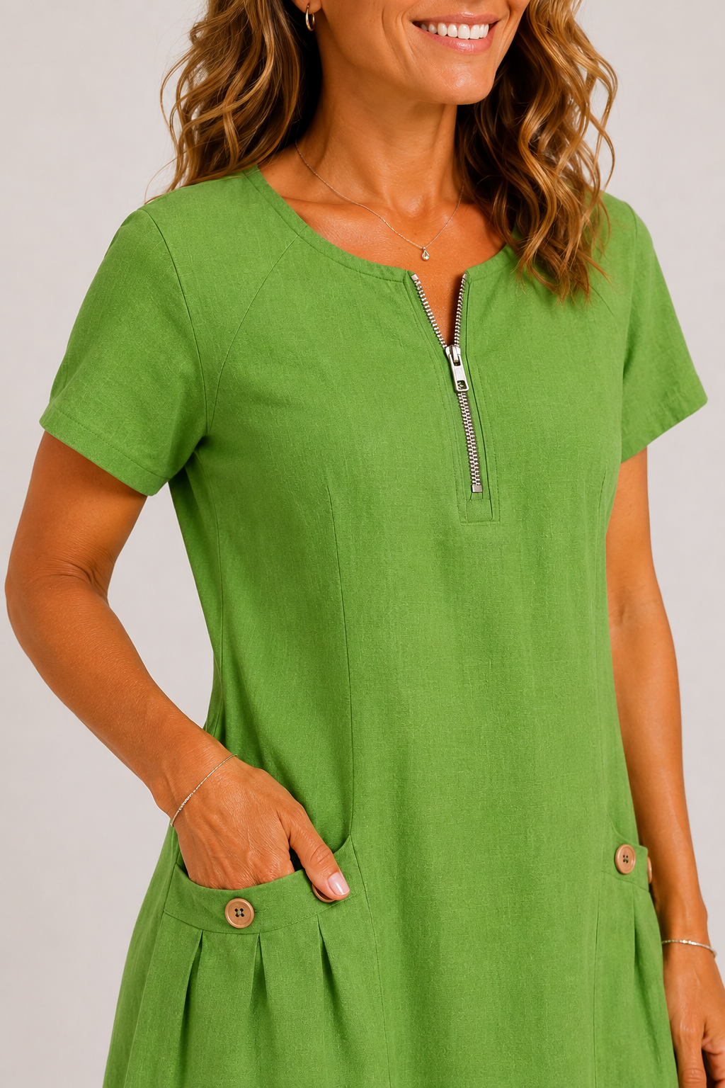 Amélie Linen Dress