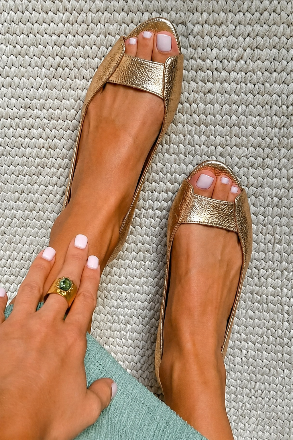 Metallic Summer Sandals