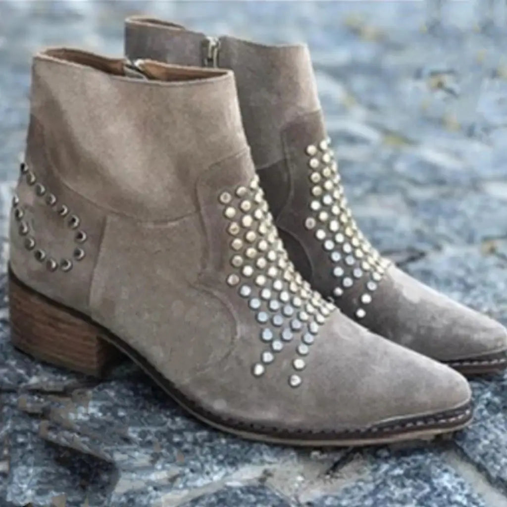 Annie | Ankle Boots with Studs