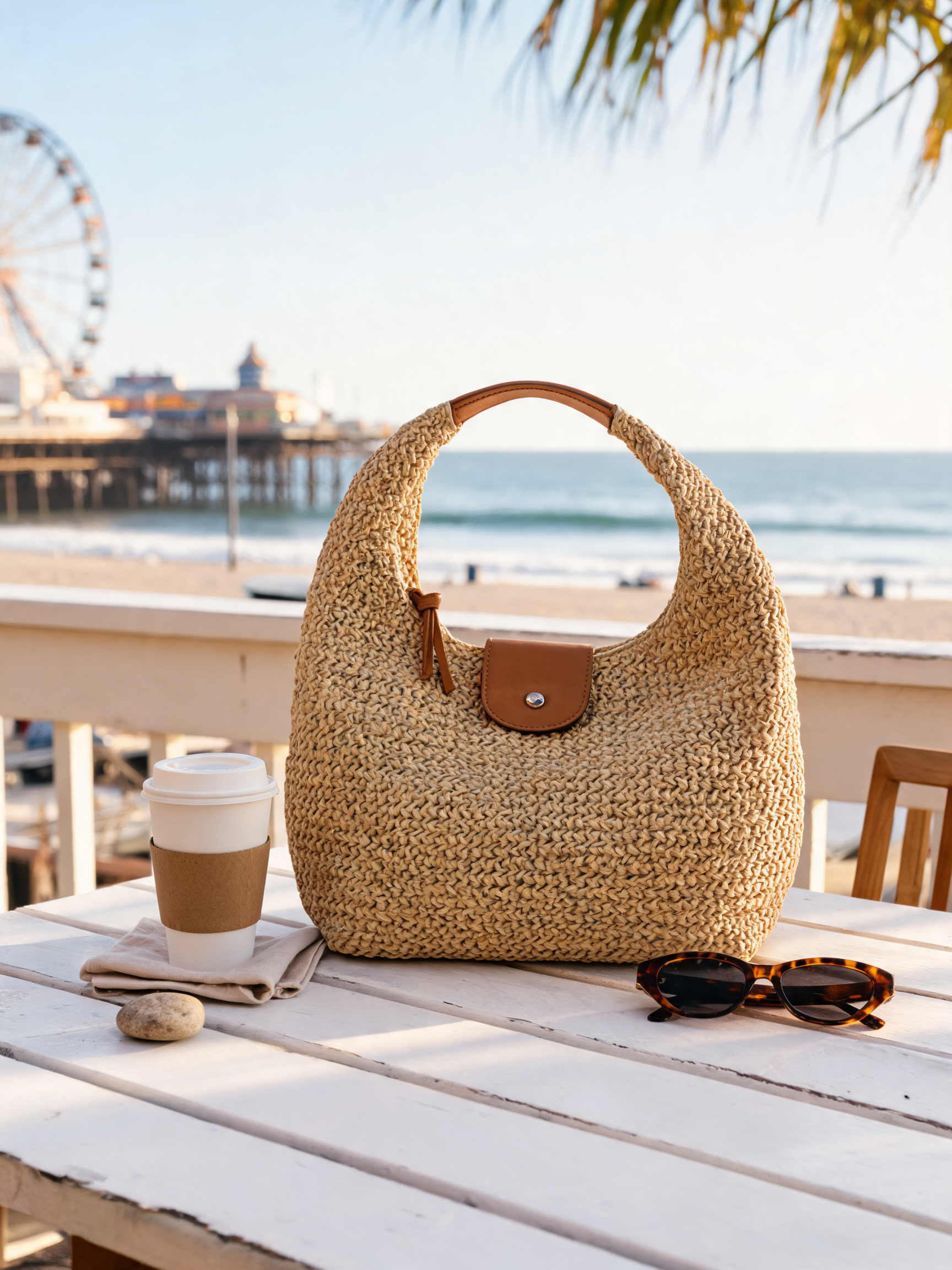 Florence™ – Handwoven Raffia Tote