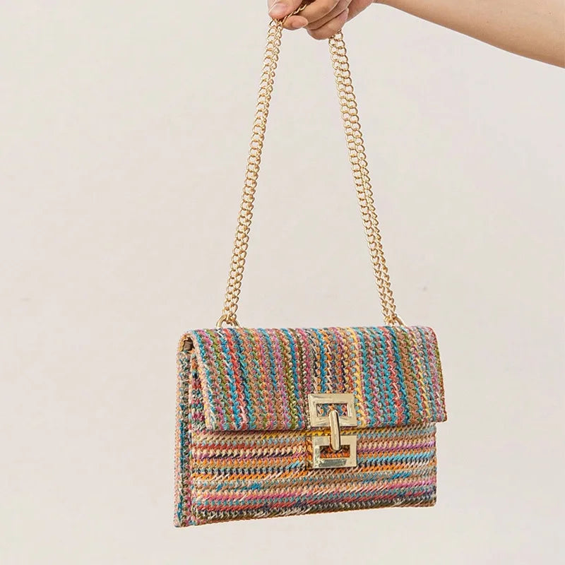 Juliette™ – Boho Raffia Clutch