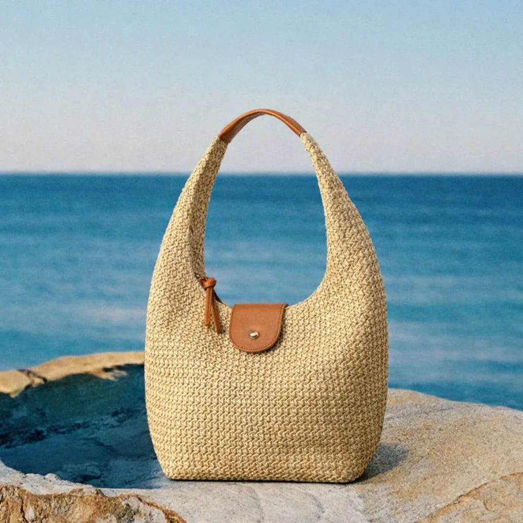 Florence™ – Handwoven Raffia Tote