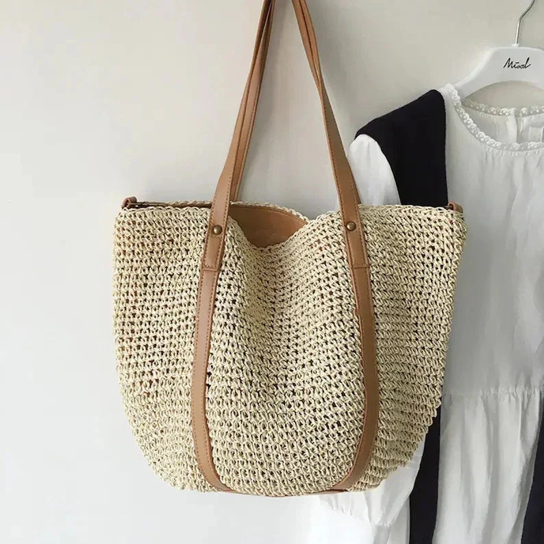 Mila™ – Eco Straw Beach Tote