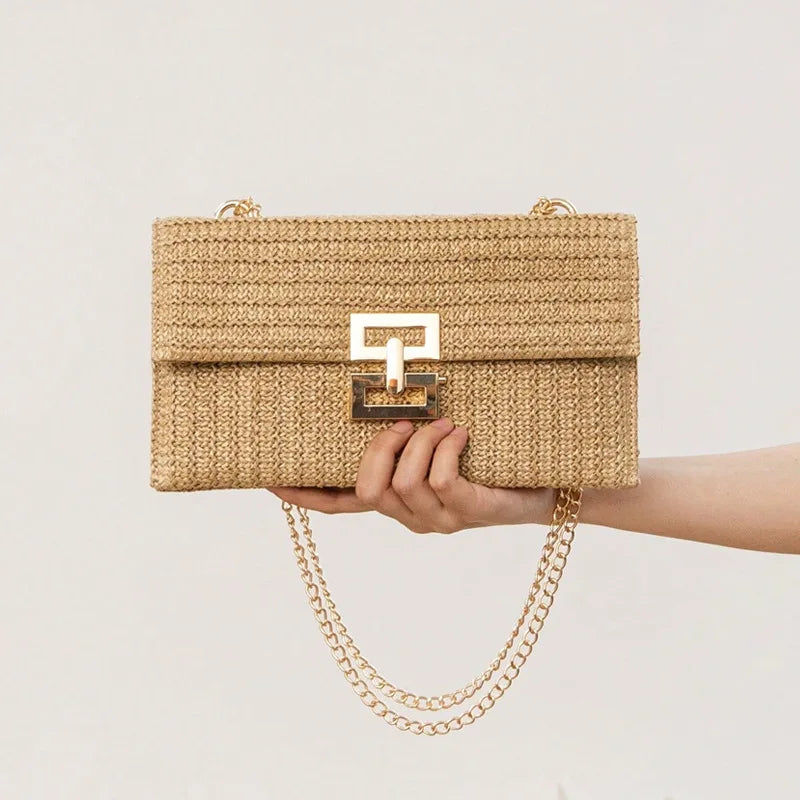 Juliette™ – Boho Raffia Clutch