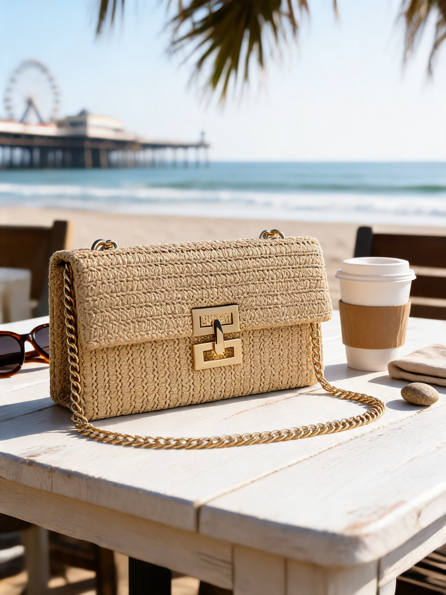 Juliette™ – Boho Raffia Clutch