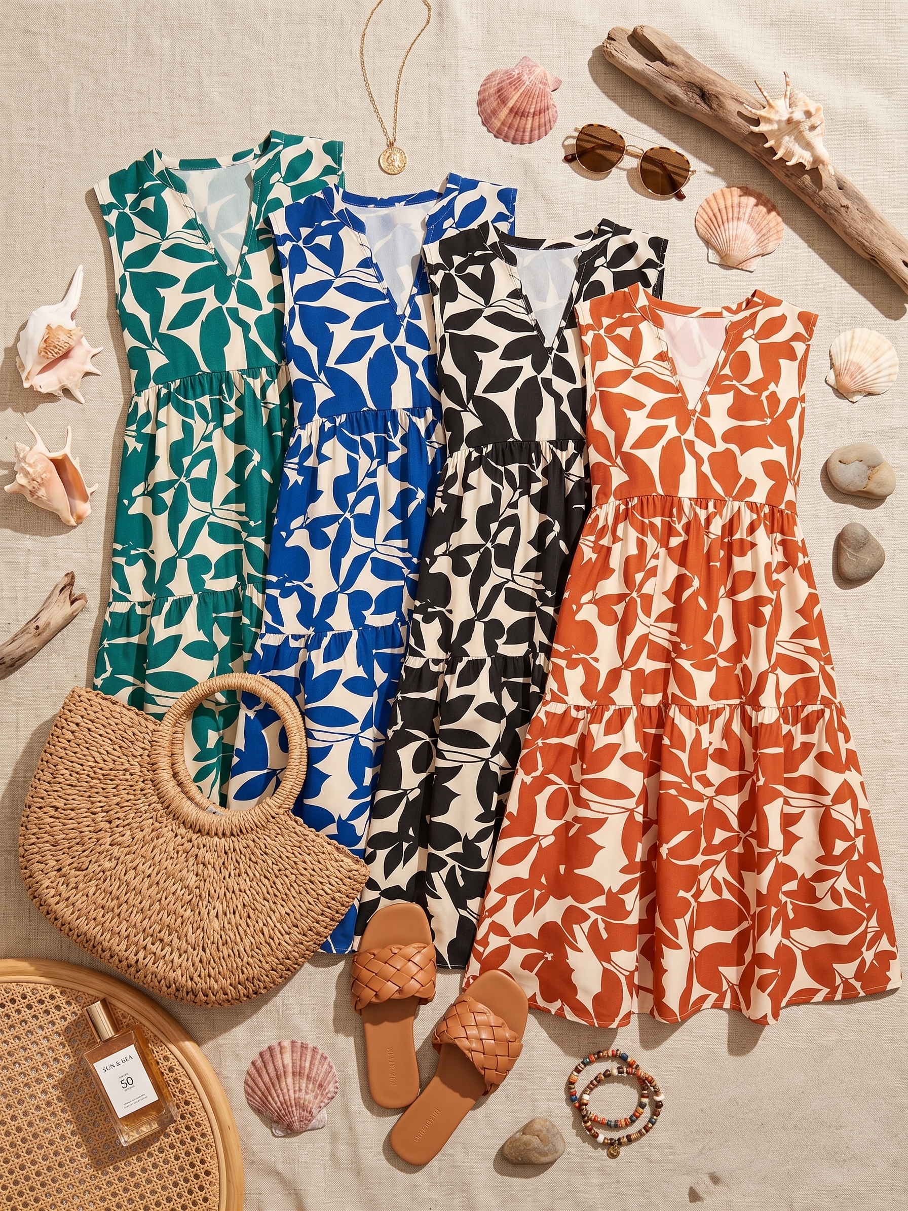 Carly™ | Easy Summer Vacation Floral Dress