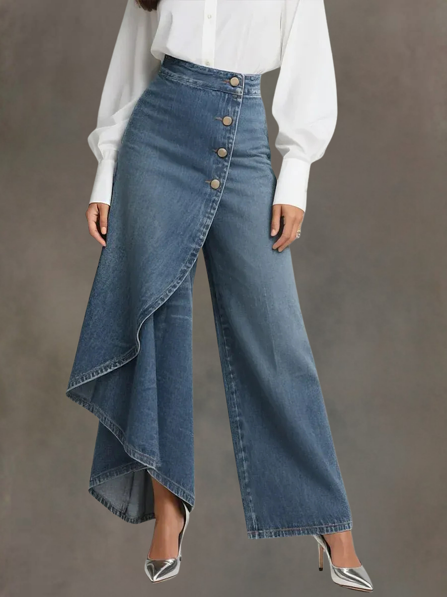 Elara™ | Wide-Leg Jeans