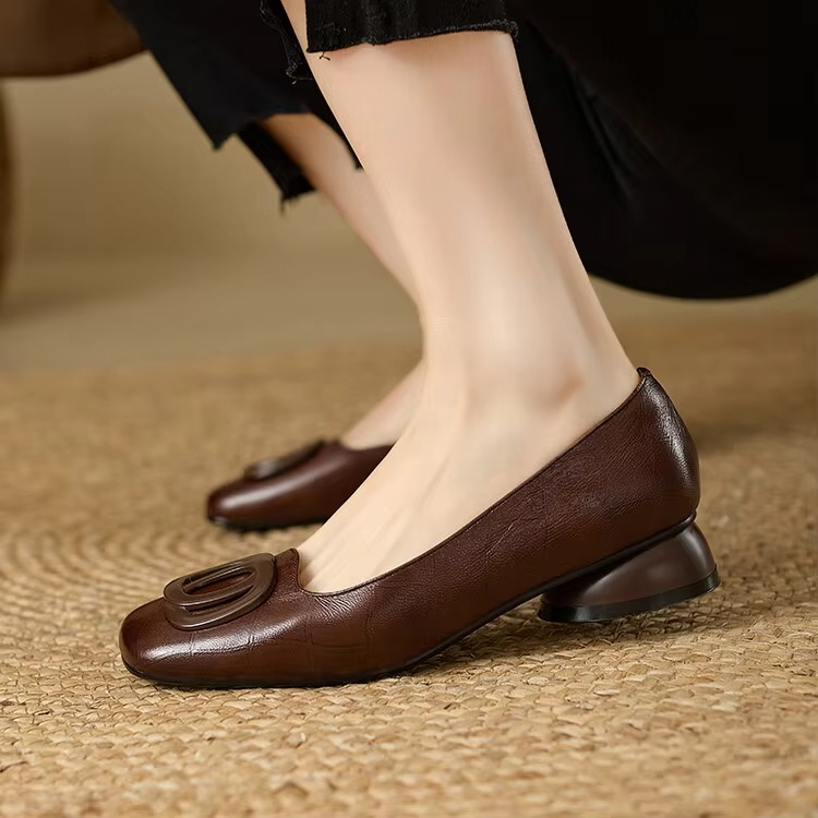 Lisa | Opium Leather Flats