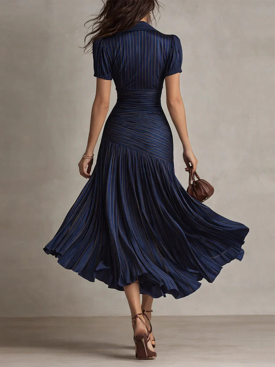 Florence | Vintage Elegant Chiffon Maxi Dress