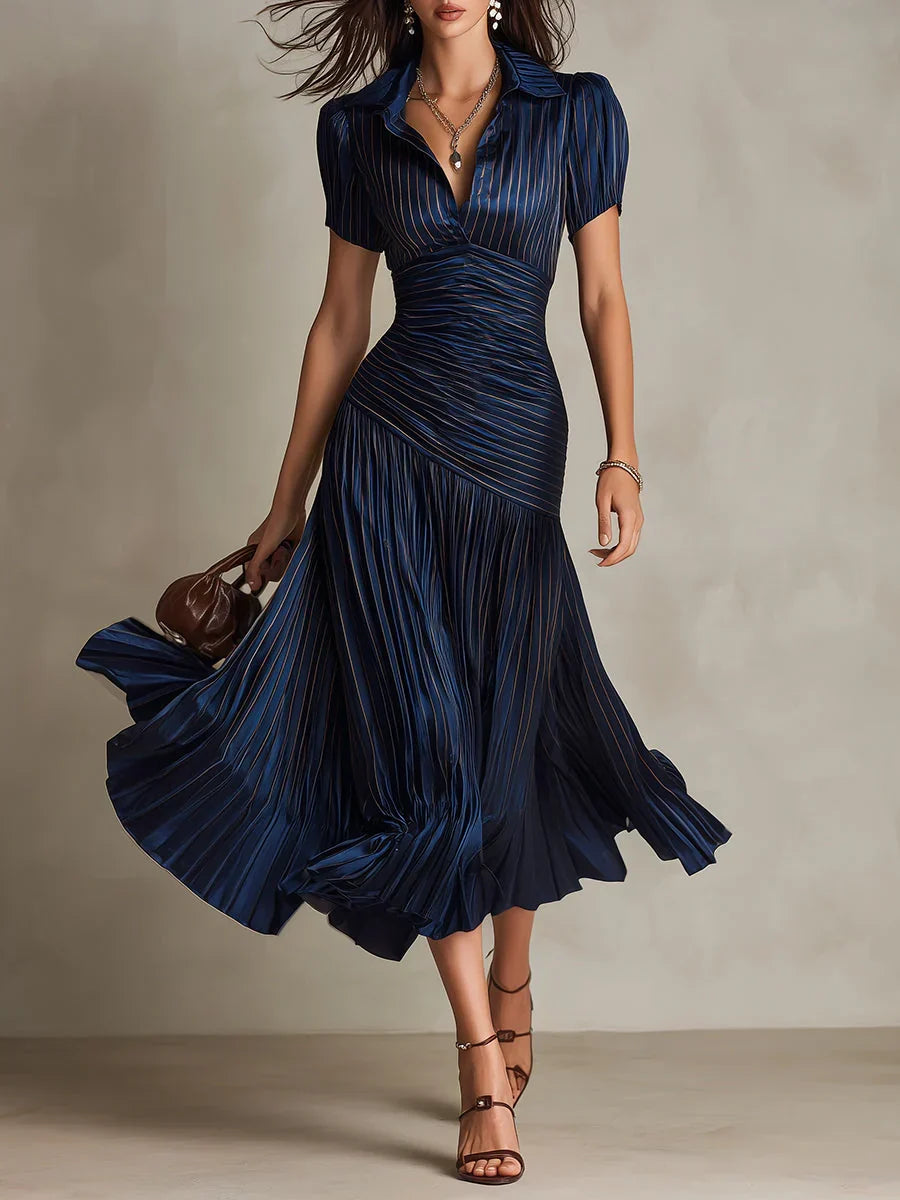 Florence | Vintage Elegant Chiffon Maxi Dress